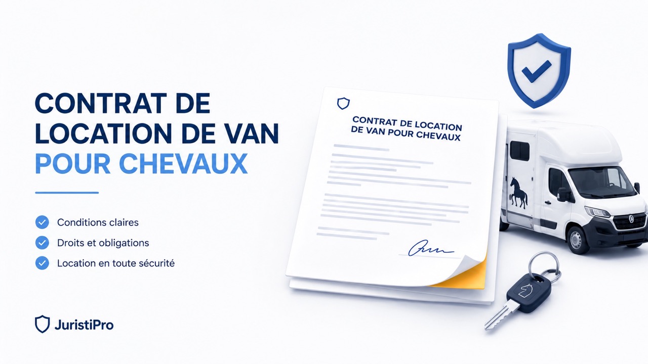Modèle de contrat de location d’un van chevaux (PDF & Word)