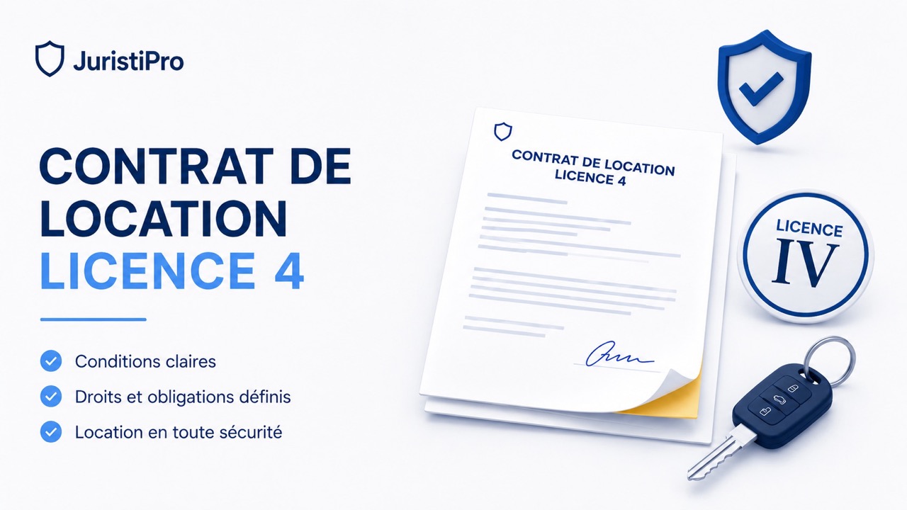 Modèle de contrat de location de licence 4 (PDF & Word)