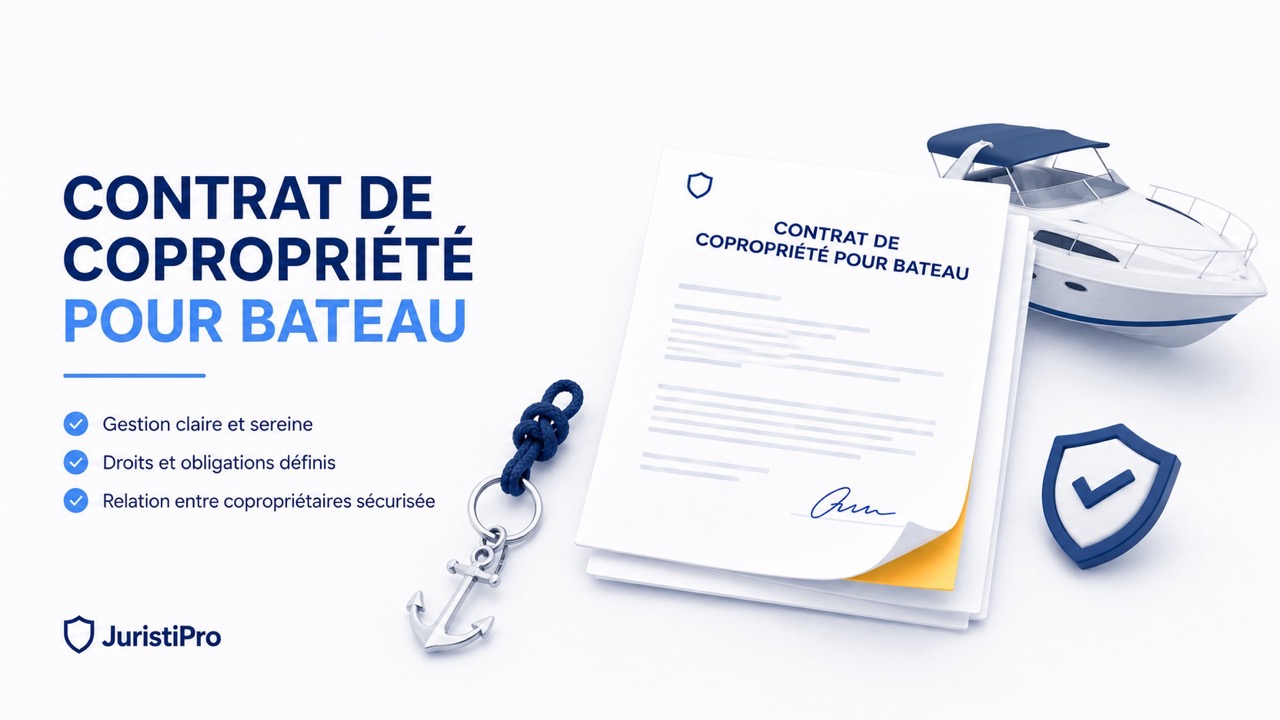 Modèle de contrat de copropriété pour bateau (PDF & Word)