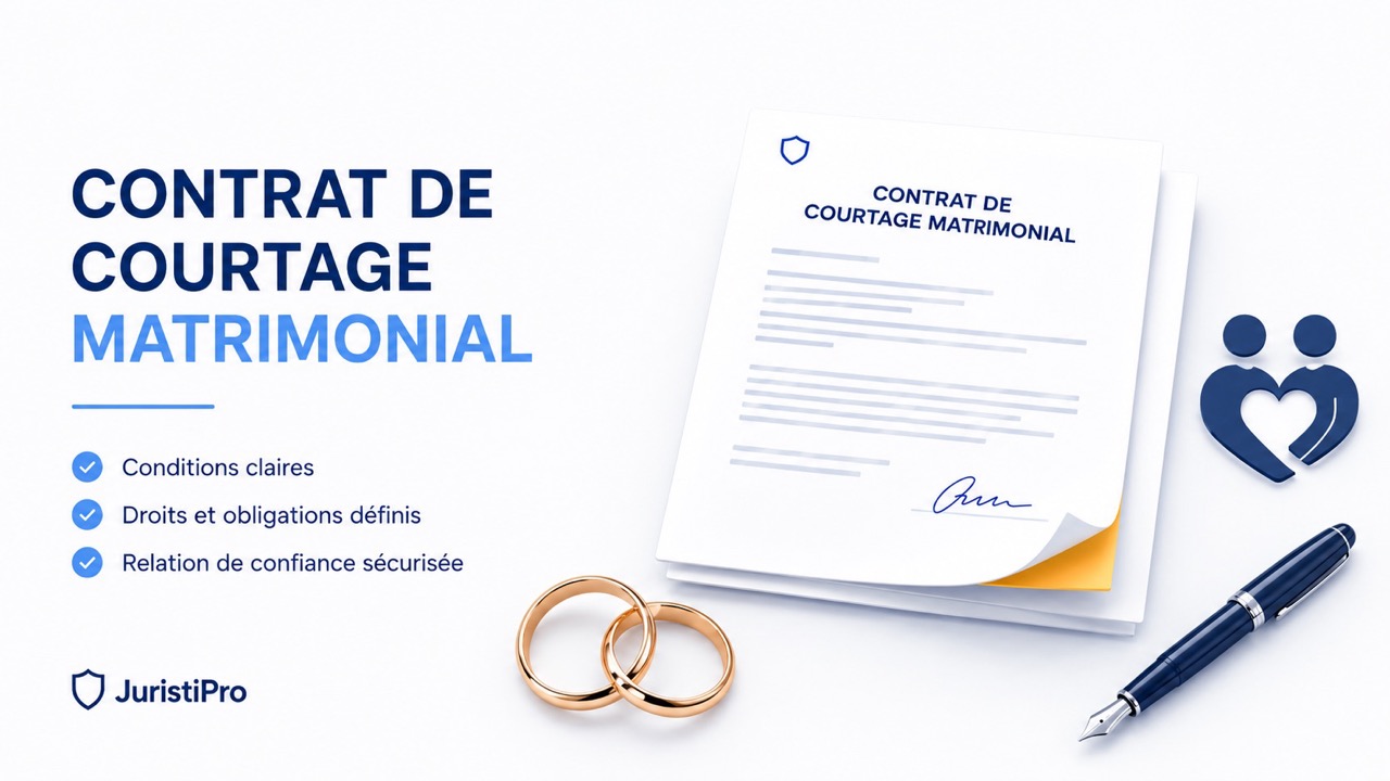 Modèle de contrat de courtage matrimonial (PDF & Word)