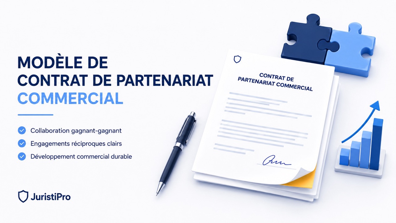 Modèle de contrat de partenariat commercial (PDF & Word)