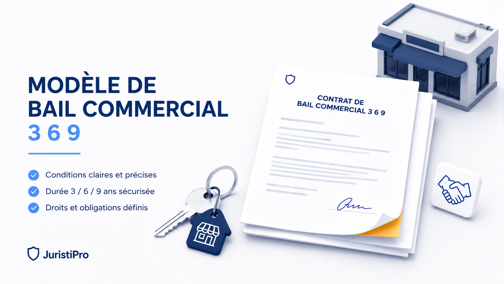 Modèle de bail commercial 3 6 9 (Word & PDF)