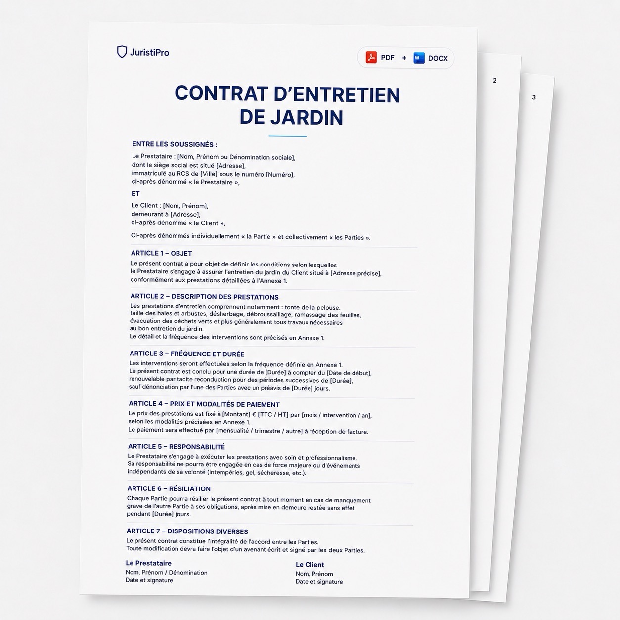 contrat d’entretien de jardin pdf