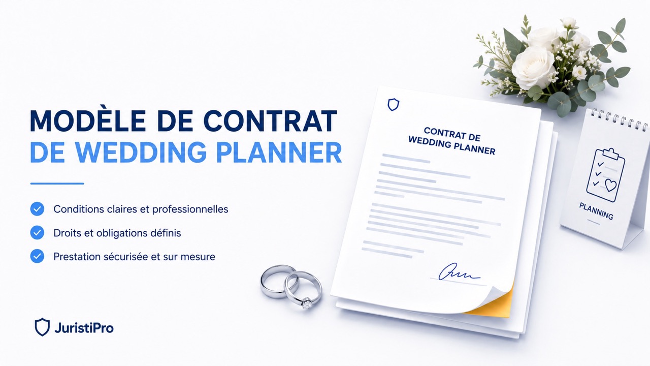 Modèle de contrat de wedding planner (Word & PDF)